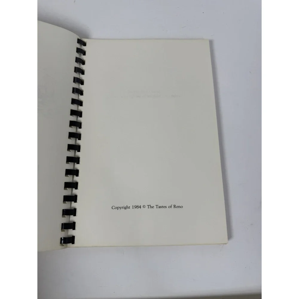 The Tastes Of Reno Nevada‎ Sonnie Imes Spiral Cookbook Restaurant Recipes 1984